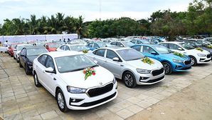 This Skoda Dealer Delivered 125 Units Of Slavia Sedan In One Day