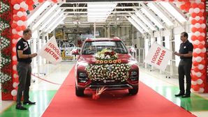100,000th MG Hector Rolls Off Production Line - Refreshed SUV Almost Here