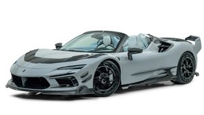The Stormy Mansory F9XX Spider Tempesta Celeste Is A Drop Top Ferrari SF90 Gone Mad