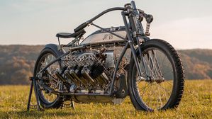 Czech Maverick's V8 Aircraft Engine Powered Motorcycle Is A Rolling Piece Of Automotive Art