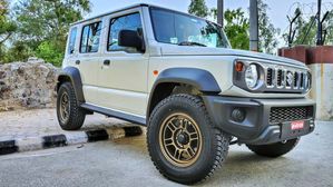 Maruti Suzuki Jimny With Rs 4.5 Lakh Worth Mods – Height-Adjustable Suspension, Enkei Wheels & More
