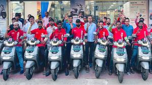 TVS Partners With Zomato – Plans To Deploy 10,000 iQube Electric Scooters