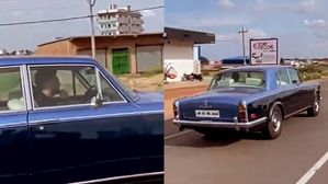 MS Dhoni Cruising In His Timeless Rolls-Royce Wraith II - Viral Video