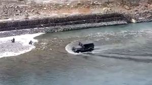 Caught on Camera: Mahindra Thars Wild River Crossing Ends in Hefty Fines