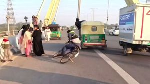 Delhi's Thrill-Seeker Causes Havoc: Innocent Cyclist Injured, Video Goes Viral