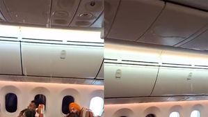 Viral Video: Unexpected Shower Aboard Air India Flight