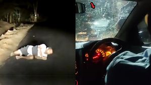 Roadside Scam Alert: Dashboard Cam Captures Fake Accident Extortion Attempt