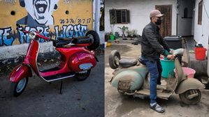 Engineering Student Transforms Granddad’s Vintage Scooter Into An E-Scooter