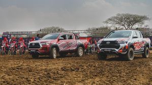 Toyota Hilux Shines as Official Vehicle Partner at Indian Supercross Racing League