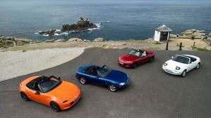 Mazda MX-5 Quartet Completes Historic UK Drive On Sustainable Biofuel