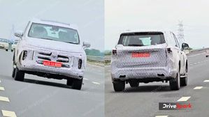 2025 MG Gloster Facelift SUV Spied Testing: New Front End, Features & More