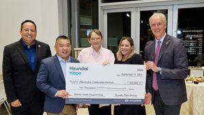 Hyundai Hope On Wheels Donates To Community Health Initiatives At Alexandria Hyundai Grand Re-Opening