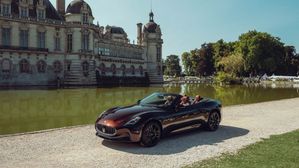 Maserati Debuts GranCabrio Folgore Tignanello At Prestigious Chantilly Event