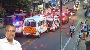 Kerala CM Pinarayi Vijayan's Convoy Involved In Unexpected Road Mishap