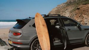 Bentley Motors Launches Unique Koa Veneer Surfboard In Collaboration With Marnie Rays And Otter Surfboards