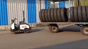 Driverless AI Vehicle Spotted At CEAT Factory Carrying Heavy Loads: Driving Jobs Over?