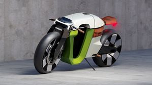 Škoda Reimagines The Iconic L&K Motorcycle With A Futuristic Slavia B Concept
