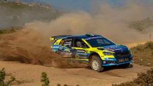Rally Italia Sardegna: Italian Škoda Fabia RS Crew Achieves First WRC2 Victory Amidst Competitor Challenges