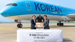 Hyundai Motor And Kia Unveil X-ble Shoulder Wearable Robot For Korean Air's Aircraft Maintenance