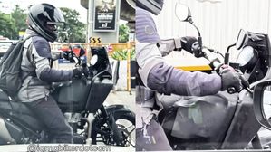 Royal Enfield Himalayan 750 Touring Spied Testing - Alloy Wheels, Circular TFT