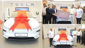 First Tesla Model Y Delivered In India - Joins The Garage Of This Minister