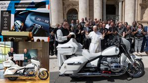 One-Off BMW R18 Transcontinental Signed By Pope Leo XIV Sells For ₹1.33 Crore At Charity Auction