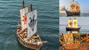 Indian Navy's Modern Day Ancient Masterpiece - Stitched Sailing Ship INSV Kaundinya Sets Off