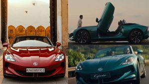 MG Cyberster EV Gets Exclusive Irises Cyan Colour — Limited Units Only