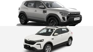 Renault Duster Vs Skoda Kushaq Facelift Base Trim Comparison - Best SUV Under ₹11 Lakh?