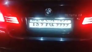 BMW With James Bond Style ‘Flipping’ Number Plates Caught In Hyderabad – Police Shocked!