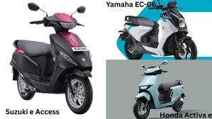 Suzuki e-Access vs Honda Activa e vs Yamaha EC-06: Which Japanese Electric Scooter Is The Best Buy?