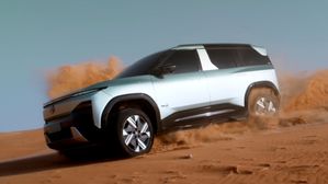 Tata Sierra EV Revealed: New Teaser Shows SUV Climbing Giant Sand Dune