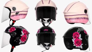 Steelbird Fairy Open-Face Helmet For Women Launched At Rs. 1,299