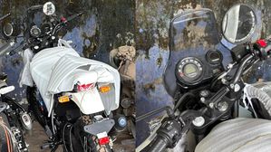 Royal Enfield Himalayan 440 Spied At Dealership Ahead Of Launch - Tripper Screen Revealed