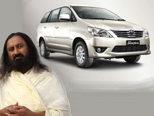 ശ്രീശ്രീ രവിശങ്കറിന്‍റെ വാഹനം