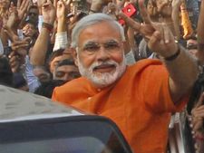 'ഗുജറാത്ത് പ്രധാനമന്ത്രി'യുടെ ഹൈന്ദവ വാഹനം