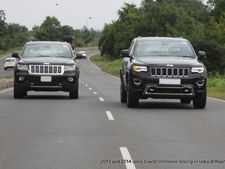 ജീപ്പ് ഗ്രാന്‍ഡ് ചീരോക്കിയുടെ രണ്ട് പതിപ്പ് ടെസ്റ്റില്‍
