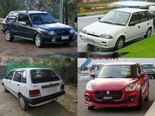 തലമുറകളിലൂടെ മാരുതി സ്വിഫ്റ്റ്; ഇത് അതിശയിപ്പിക്കും പരിണാമം