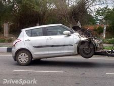 ബംഗളൂരു അപകടത്തില്‍ മാരുതി സ്വിഫ്റ്റ് തകര്‍ന്നു