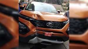 അപകടത്തില്‍ തകര്‍ന്ന് ടാറ്റ ഹാരിയര്‍