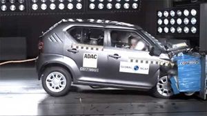 സ്വിഫ്റ്റിനെക്കാളും സുരക്ഷയുണ്ട് ഇഗ്നിസിന്, ക്രാഷ് ടെസ്റ്റ് ഫലം പുറത്ത്