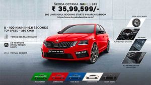 ഒക്ടാവിയ RS-ന്റെ ബുക്കിംഗ് മാർച്ച് മുതൽ; വിൽപ്പനയ്ക്ക് പരിമിത യൂണിറ്റുകൾ മാത്രം
