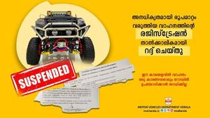 ബാബ്സ് എന്ന മോഡിഫൈഡ് V-ക്രോസിന് കൂച്ചുവിലങ്ങിട്ട് എംവിഡി