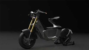 ഒറിഗാമി സ്റ്റൈൽ ഷീറ്റ് മെറ്റൽ ഇവി സ്കൂട്ടറുമായി സ്റ്റിൽ‌റൈഡ്