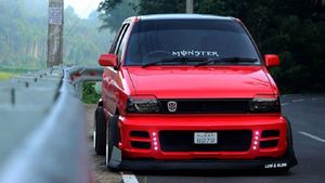 റെഡ് ഷേഡിൽ ലോ റൈഡിംഗ് ഡ്രമാറ്റിക് ലുക്കിൽ പരിഷ്കരിച്ച Maruti 800