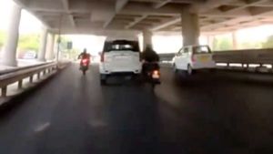 Mahindra Scorpio -ൽ സിനിമ സ്റ്റൈൽ ഹിറ്റ് ആന്റ് റൺ! ഒരു നിമിഷത്തെ കോപത്തിന് ഉടമയ്ക്ക് എട്ടിന്റെ പണി