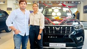 യാത്രകൾക്ക് കൂട്ടായി ഇനി കരുത്തനും കൂടെ! Scorpio N എസ്‌യുവി സ്വന്തമാക്കി ഒളിമ്പ്യൻ ഗീത ഫോഗട്ട്