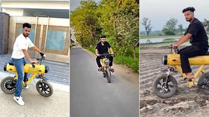 ഗംഭീരൻ ഐഡിയ; പാഴ്‌വസ്തുക്കളിൽ നിന്നൊരു ഇലക്ട്രിക് സ്കൂട്ടർ