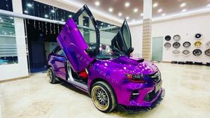 ചിറകു വിരിച്ച് മനം നിറച്ച് ലംബോ ഡോറുകളുമായി മോഡിഫൈഡ് ടൊയോട്ട ഗ്ലാൻസ