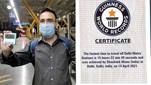 മെട്രോ യാത്ര ഒരു നേട്ടമാക്കി മാറ്റിയാലോ? ഈ യുവാവ് സ്ഥാപിച്ച റെക്കോഡാണിപ്പോള്‍ സംസാരവിഷയം 